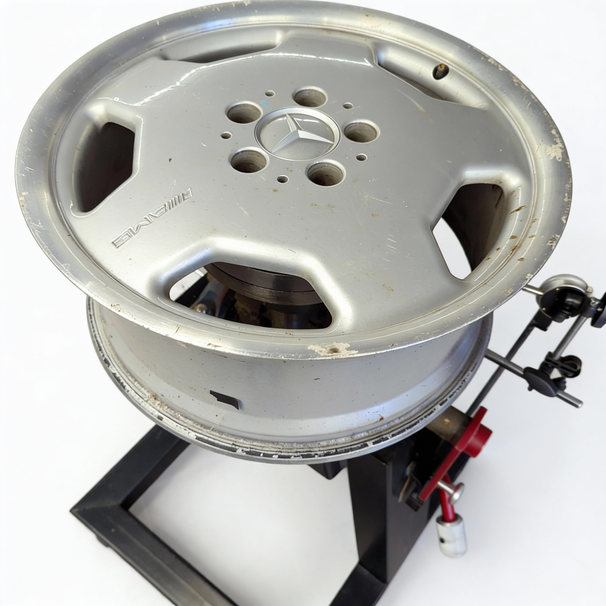 Felg montert og klar